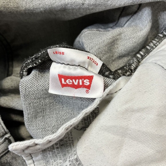 Levis 501 Jeans Dirienzo Gray Rigid Denim Men’s 36x30 Y2K Button Fly Orig. Fit - Picture 7 of 13